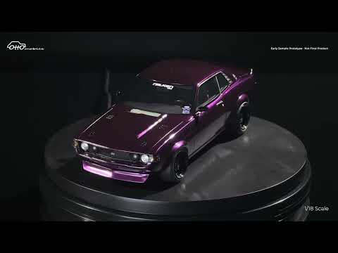 OPC 4 - Toyota Celica ra24 Restomod Midnight Purple 2015 - 1/18 Scale - OT1089