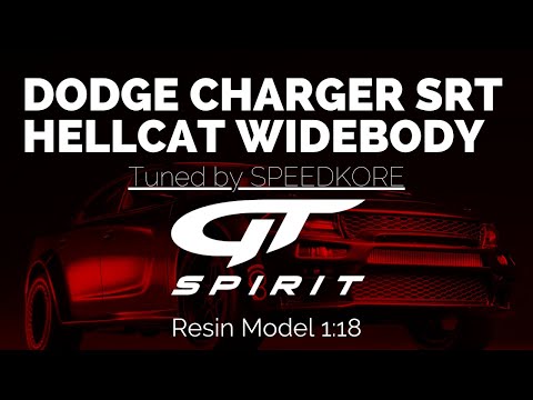 GT Spirit 1:18 Resin - DODGE CHARGER SRT HELLCAT WIDEBODY Tuned by SPEEDKORE [BEAUTYSHOT 4K]