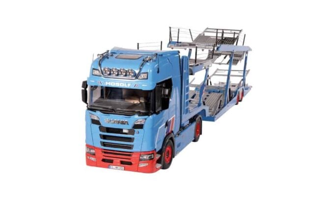 Scania 730S V8 Mosolf avec remorque Lohr – Image 2