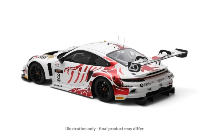Porsche 911 GT3-R #8 AO Racing "Bushi Rex" + Pit Board - Image 2