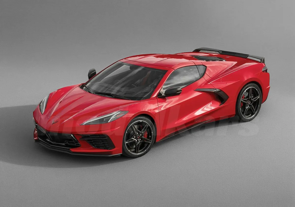 Modèle Réduit Autoart 1:18 Chevrolet Corvette C8 Stingray Z51 - Rouge Torche, Boîte Neuve