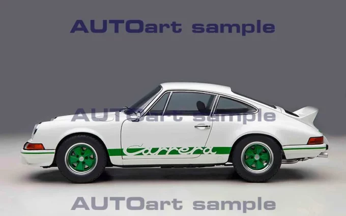 AUTOart 1:18 Porsche 911 Carrera RS 2.7 Grand Prix weiß / grün 78031