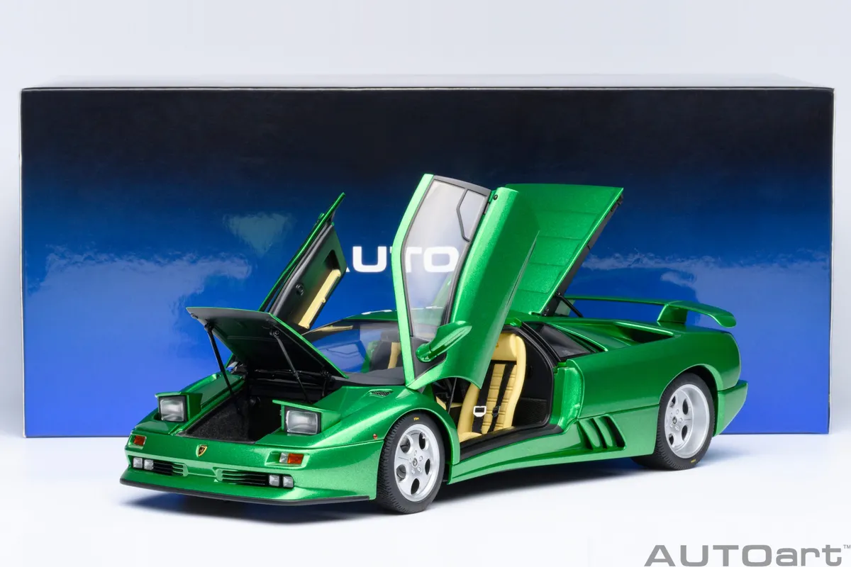 ミニカー AUTOart Lamborghini Diablo 1/18 1/18 AUTOart Lamborghini Diablo SE30 Jota (Superfly Yellow
