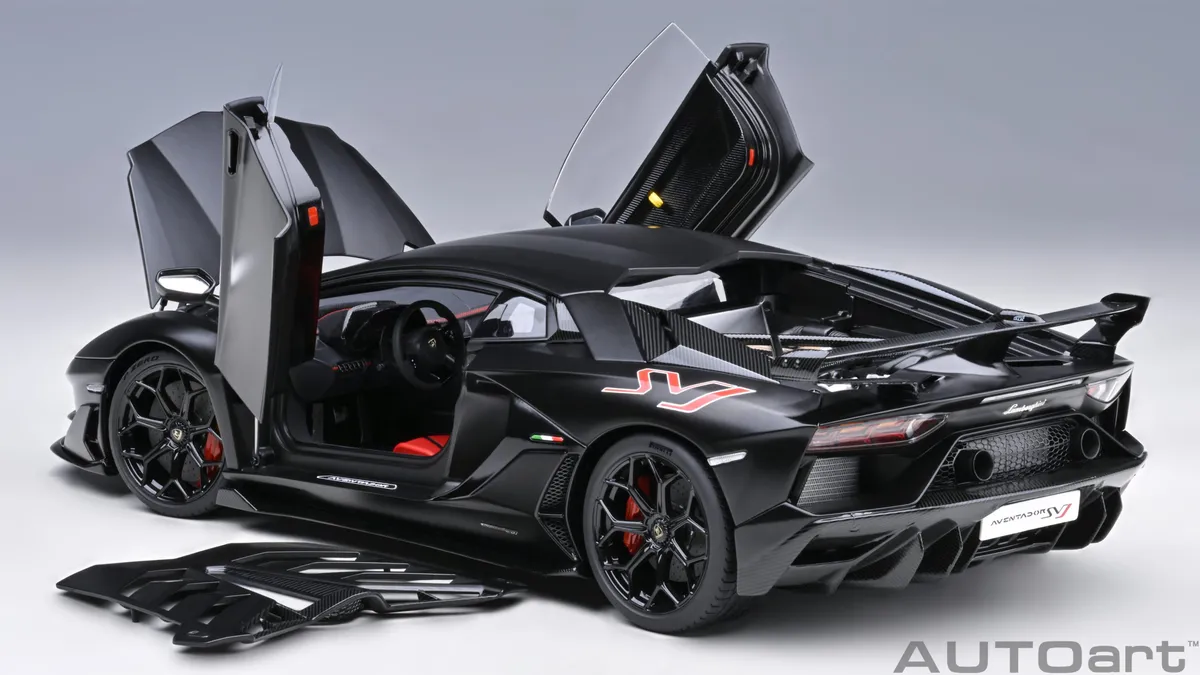 Lamborghini Aventador SVJ 1:18 model car AUTOart 79219