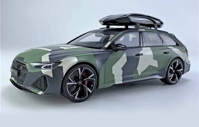 Audi RS6 Avant Camouflage (avec coffre de toit)
