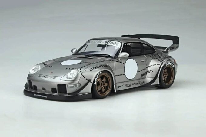 Porsche 911 RWB Silver Phantom
