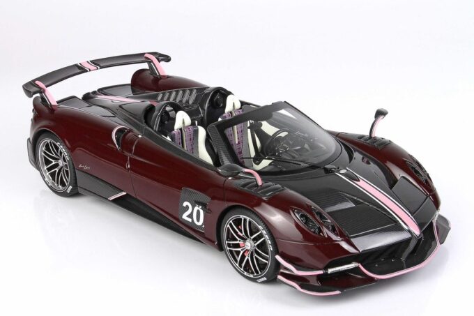 p18159c pagani huayra roadster bc red carbonium bbr 16 1612