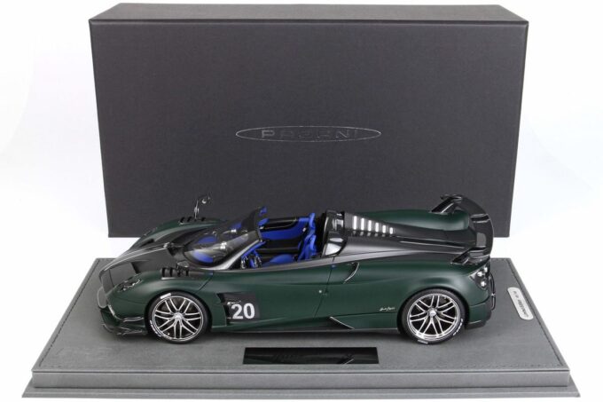 p18159d pagani huayra roadster bc matt dark green bbr 1 1612