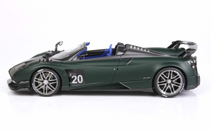 p18159d pagani huayra roadster bc matt dark green bbr 7 1612