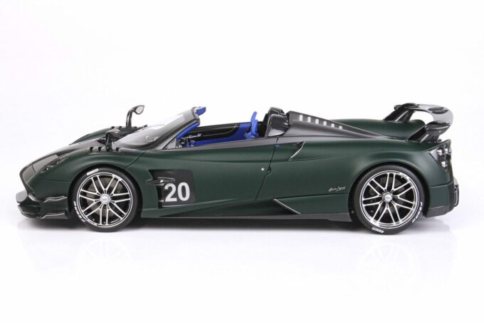 p18159d pagani huayra roadster bc matt dark green bbr 7 1612