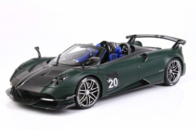 p18159d pagani huayra roadster bc matt dark green bbr 8 1612