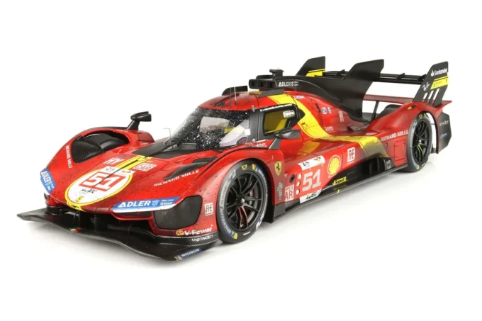 Ferrari 499P #51 après-course (vainqueur Le Mans 2023)