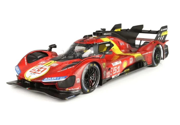 Ferrari 499P #51 après-course (vainqueur Le Mans 2023)