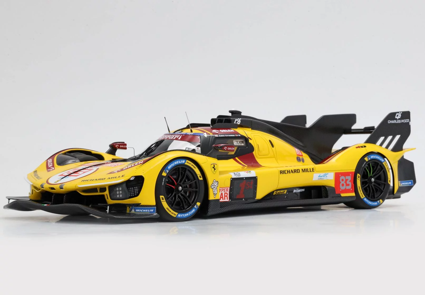 Ferrari 499P #83 AF Corse Winner Le Mans 24h 2025 1:18 model car