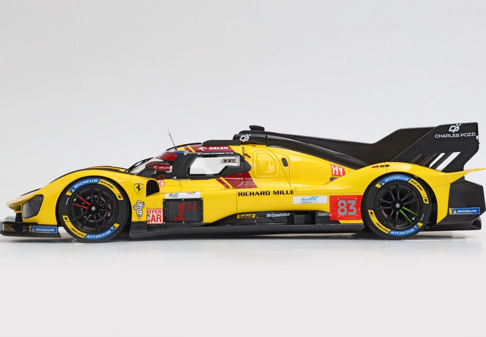 Ferrari 499P #83 AF Corse Winner Le Mans 24h 2025 1:18 model car
