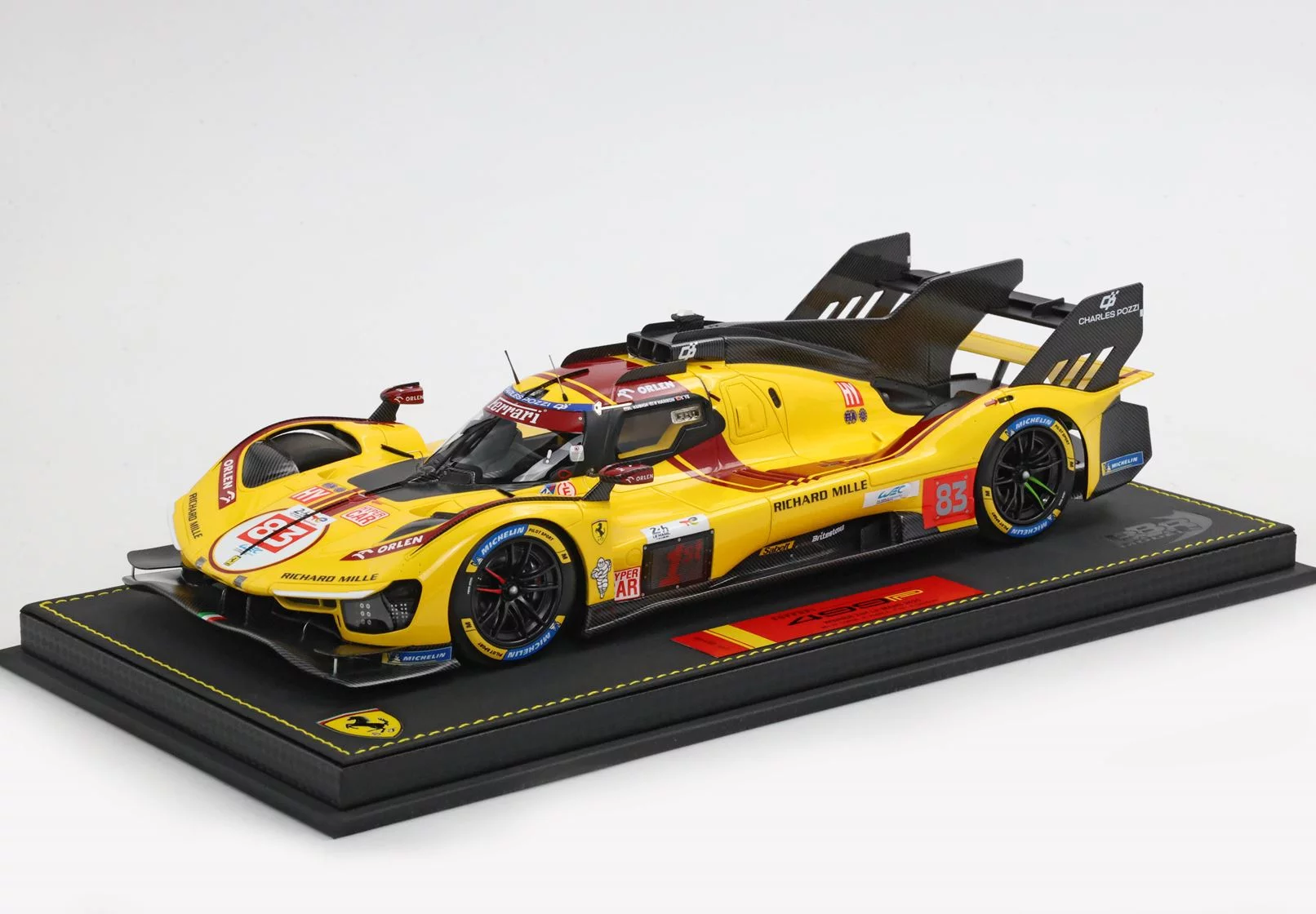 ミニカー Ferrari 499P Winner Le Mans 2025 #83 Ferrari 499P #83 AF Corse Winner Le Mans 24h 2025 1:18 model car