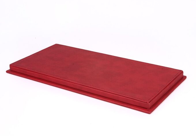 Vitrine BBR avec socle similicuir rouge – Image 3