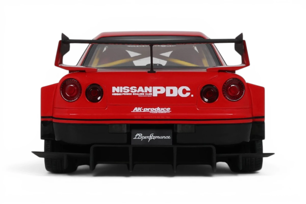 Nissan Skyline R34 GT-R Super Silhouette 1:18 model car GT Spirit