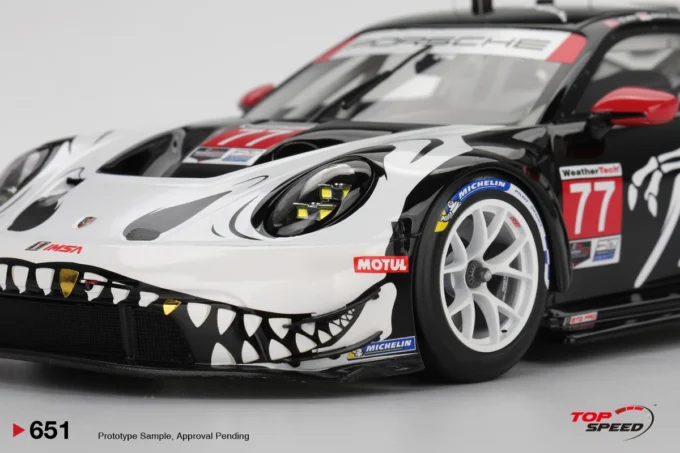 Porsche 911 GT3 R « Skeleton Rexy » AO-Racing IMSA Petit LeMans 2025 - Image 4