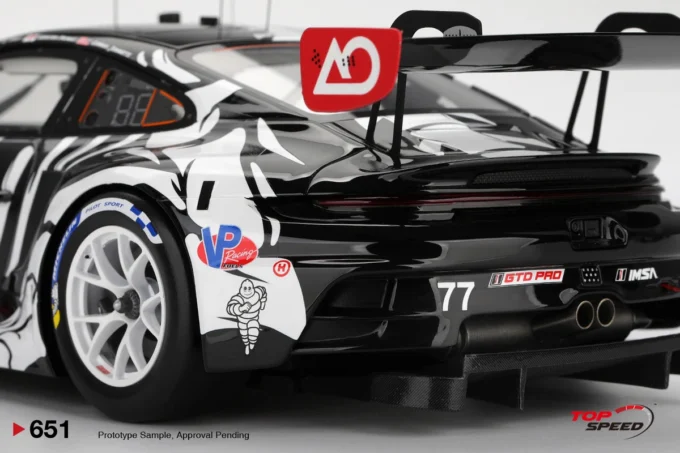 Porsche 911 GT3 R « Skeleton Rexy » AO-Racing IMSA Petit LeMans 2025 - Image 6