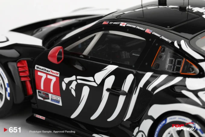Porsche 911 GT3 R « Skeleton Rexy » AO-Racing IMSA Petit LeMans 2025 - Image 5