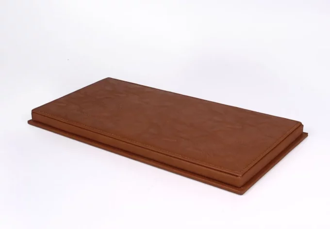 Vitrine BBR avec socle similicuir marron – Image 2