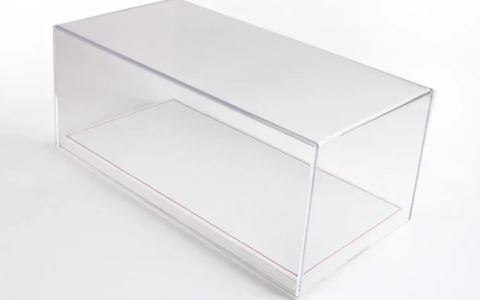 Vitrine BBR avec socle alcantara beige