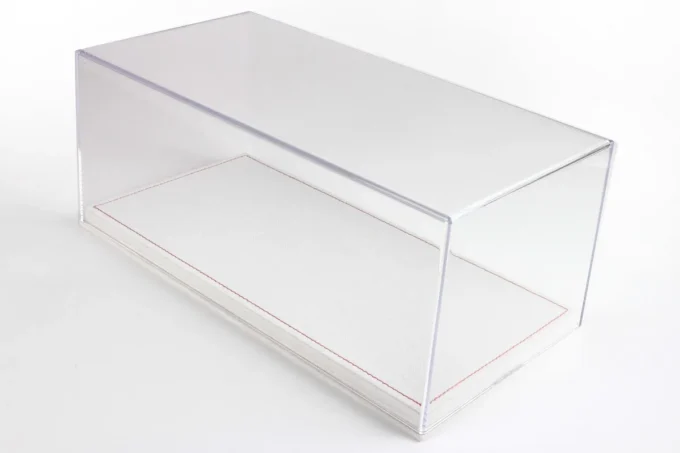 Vitrine BBR avec socle alcantara beige